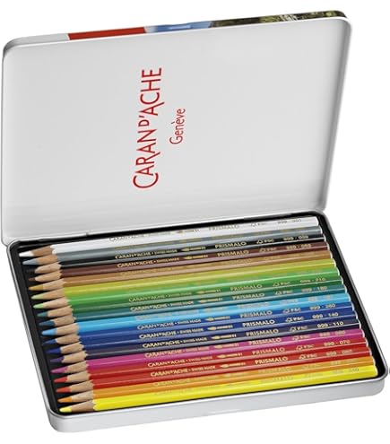 Amazon | CARAN D'ACHE カランダッシュ 色鉛筆 水溶性 プリズマロ バイ